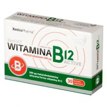 Zdjęcie produktu - Witamina B12 ACTIVE 500 mg, 30 kapsułek