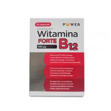 Zdjęcie produktu - Witamina B12 Forte 500&micro;g, 30kaps. Puwer