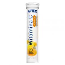 Zdjęcie produktu - APTEO Witamina C1000 smak cytrynowy, 20 tabletek musujących