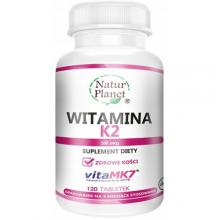 Zdjęcie produktu - Witamina K2MK7 100mcg NaturPlanet -120tabletek
