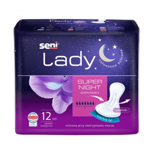 Zdjęcie produktu - SENI Lady Super Night Wkładki urologiczne dla kobiet, 12szt.