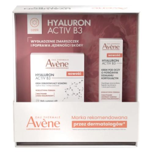 Zdjęcie produktu - Avene Zestaw Hyaluron Activ B3 Krem odbudowujący kom&oacute;rki, 50 ml + Korygujący krem pod oczy, 15 ml