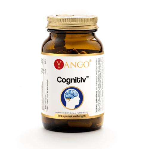 Zdjęcie produktu - YANGO Cognitiv, 60 kapsułek KR&Oacute;TKA DATA 31.07.2026
