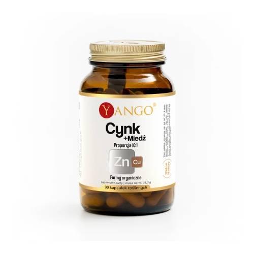 Zdjęcie produktu - Yango Cynk + Miedź, 90 kaps.
