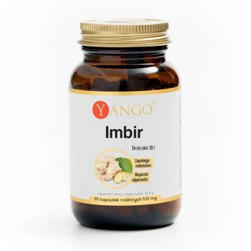 Zdjęcie produktu - YANGO Imbir ekstrakt, 90 kapsułek