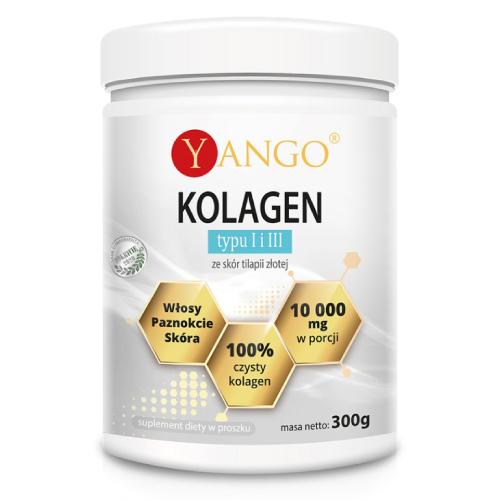 Zdjęcie produktu - YANGO Kolagen typu I i III, 300g USZKODZONE ZABEZPIECZENIE