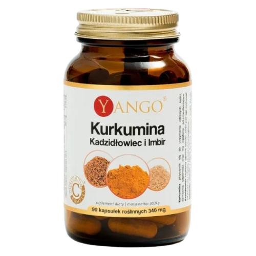 Zdjęcie produktu - Yango Kurkumina Kadzidłowiec i Imbir, 90 kaps.