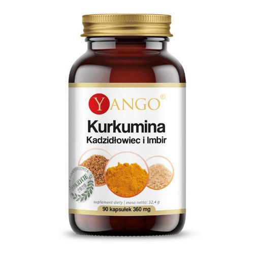 Zdjęcie produktu - YANGO Kurkumina Kadzidłowiec i Imbir, 90kaps.