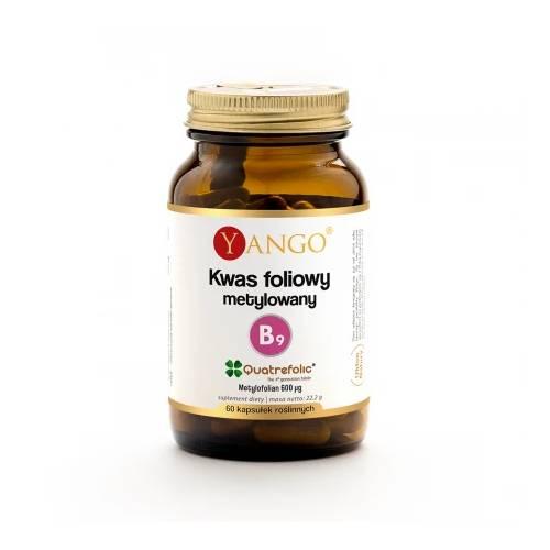 Zdjęcie produktu - YANGO Kwas foliowy metylowany, 60 kaps.