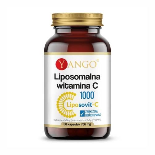 Zdjęcie produktu - YANGO Liposomalna witamina C 1000 mg, 60 kapsułek