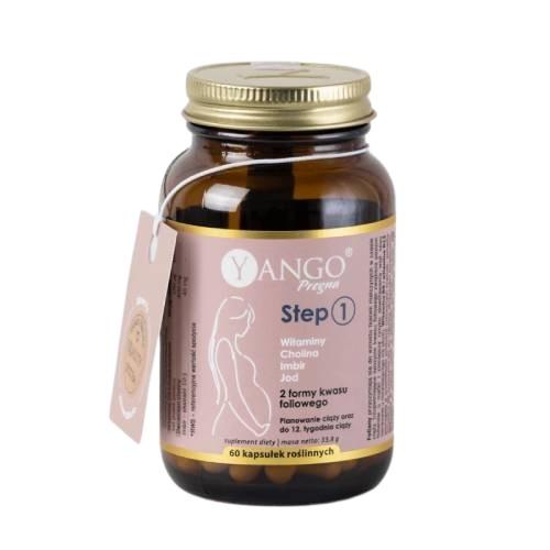 Zdjęcie produktu - YANGO Pregna Step 1, 60 kapsułek