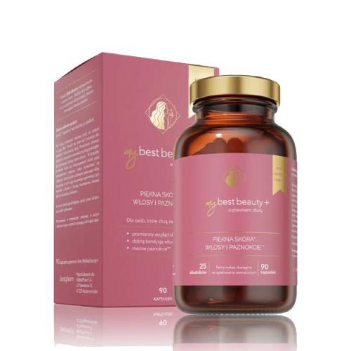 Miniaturka artykułu - MyBestBeauty+, 90 kaps. 