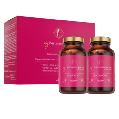 Miniaturka artykułu - MybestMenopause (dzień + noc), 2 x 30 kaps. 