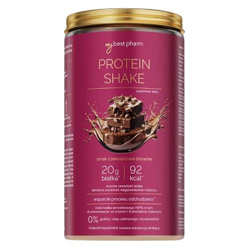 Miniaturka artykułu - MyBestPharm PROTEIN SHAKE Czekoladowe brownie, 450g