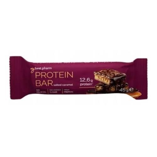 Miniaturka artykułu - MyBestPharm Salted Caramel Baton Proteinowy, 45g