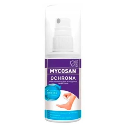 Miniaturka artykułu - MYCOSAN Ochrona Przeciwgrzybiczy aerozol do st&oacute;p - 80 ml 
