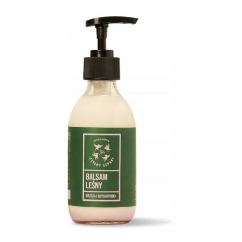 Miniaturka artykułu - CZTERY SZPAKI (4szpaki) Balsam do ciała Leśny Brzoza i Błyskoporek, 210ml