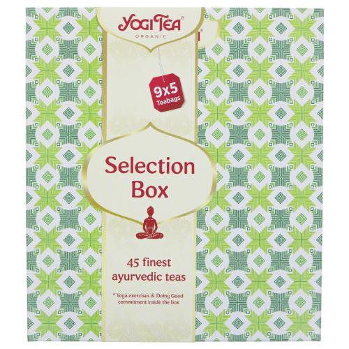 YOGI TEA Selection Box Zestaw herbatek w pudełku prezentowym, 45 szt.