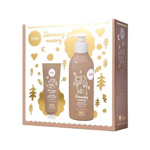 Zdjęcie produktu - Yope Zimowy nastr&oacute;j Zestaw Krem do rąk, 50 ml + Mydło do rąk, 300 ml