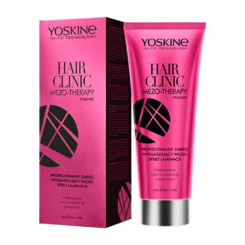 Zdjęcie produktu - YOSKINE Hair Clinic Mezo-Therapy Profesjonalny zabieg wygładzający włosy - efekt laminacji, 200ml