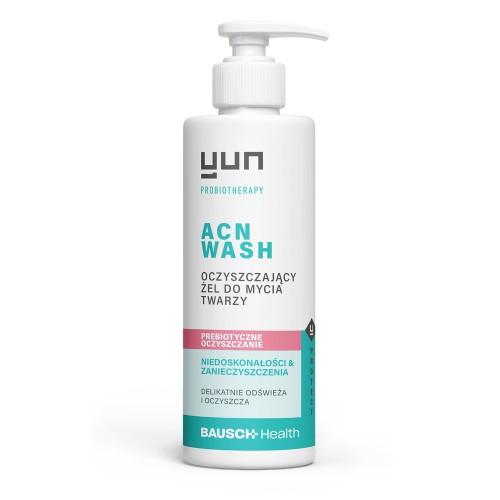 Zdjęcie produktu - YUN ACN WASH Prebiotyczny oczyszczający żel do mycia twarzy, 150 ml
