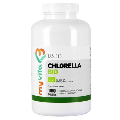 Miniaturka artykułu - MyVita Chlorella BIO - 1000tabl.