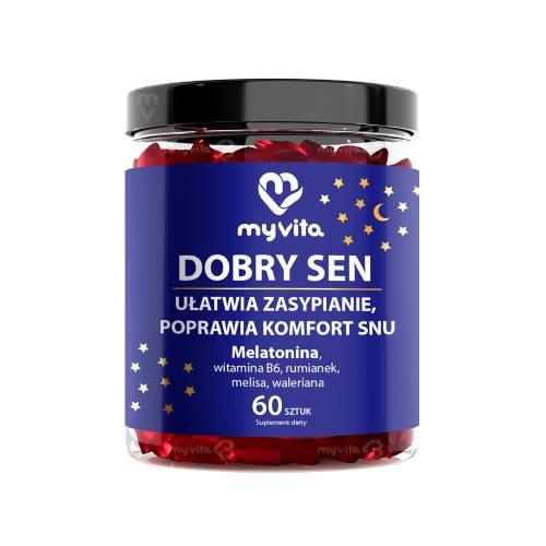 Miniaturka artykułu - MyVita Dobry Sen żelki, 60 szt.