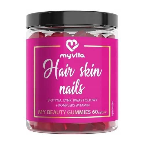 Miniaturka artykułu - MyVita Hair skin nails Żelki, 60 szt.