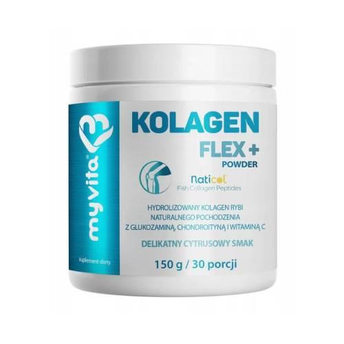 Miniaturka artykułu - MyVita Kolagen Flex proszek, 150 g