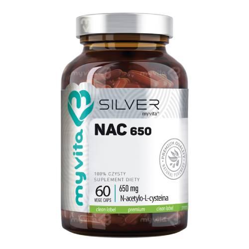 MyVita Silver Pure NAC 650 mg, 60 kaps.