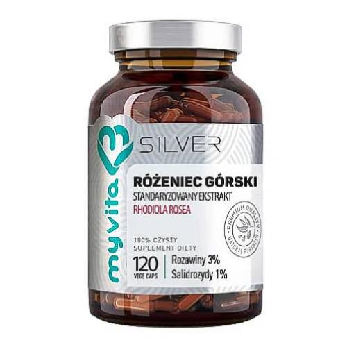 Miniaturka artykułu - MyVita Silver R&oacute;żeniec g&oacute;rski, 120 kaps.