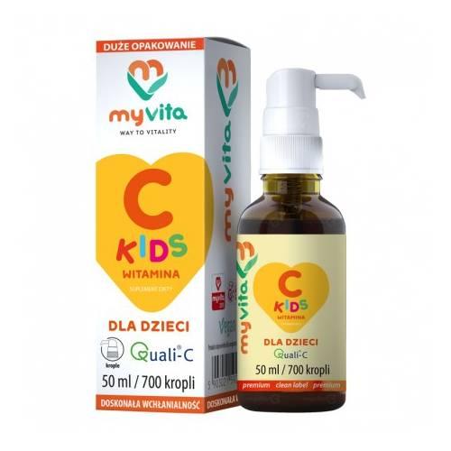 Miniaturka artykułu - MyVita Witamina C Kids, 50 ml