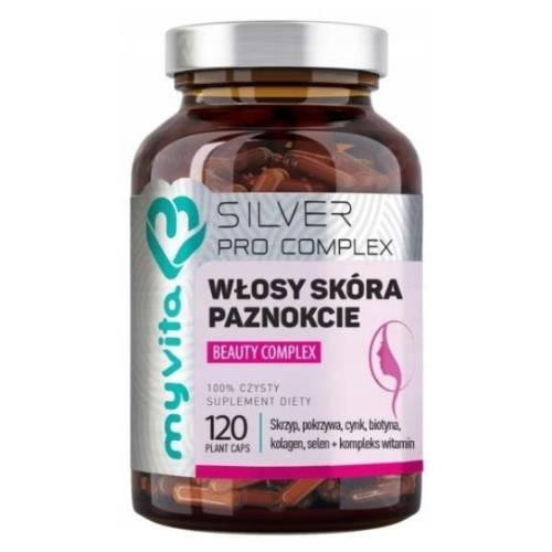 Miniaturka artykułu - MyVita Włosy Sk&oacute;ra Paznokcie - 120 kaps.