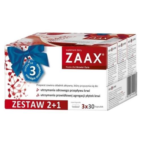 Zdjęcie produktu - Zaax, 3 x 30 kaps.