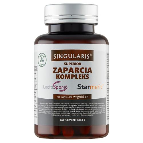 Zdjęcie produktu - SINGULARIS Superior Zaparcia Kompleks, 60kaps.