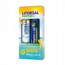 Zdjęcie produktu - Zdrovit Litorsal Forte moijto, 24 tabl. mus. + Magnez + wit. B6, 24 tabl. mus.