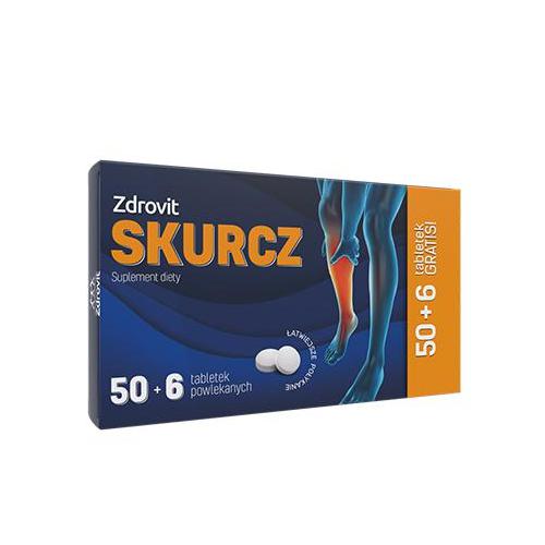 Zdjęcie produktu - Zdrovit Skurcz, 50 + 6 tabletek