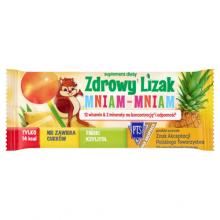 Zdjęcie produktu - Zdrowy lizak Mniam-Mniam Ananas kształt kulki - 1szt