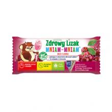 Zdjęcie produktu - Zdrowy Lizak Mniam-Mniam Wiśnia bez cukru kształt łezki, 1 sztuka