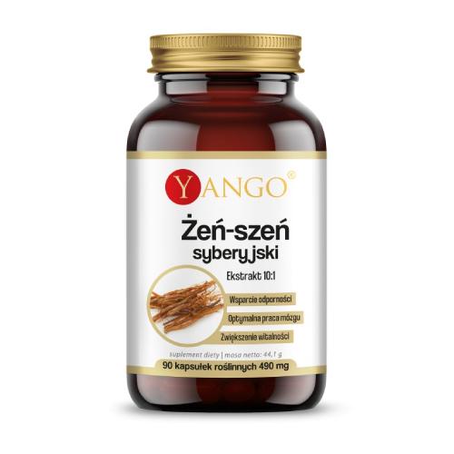 Zdjęcie produktu - YANGO Żeń-szeń syberyjski ekstrakt 10:1, 90 kaps.