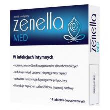 Zdjęcie produktu - Zenella Med - 14 tabletek dopochwowych