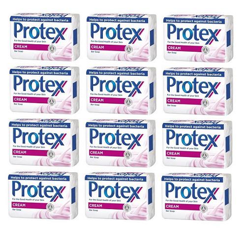 Zestaw 12x PROTEX Mydło antybakteryjne Cream, 90 g