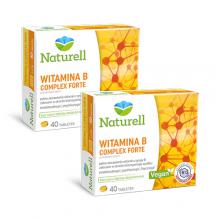 Zestaw 2 x Naturell Witamina B Complex Forte,  40 tabletek