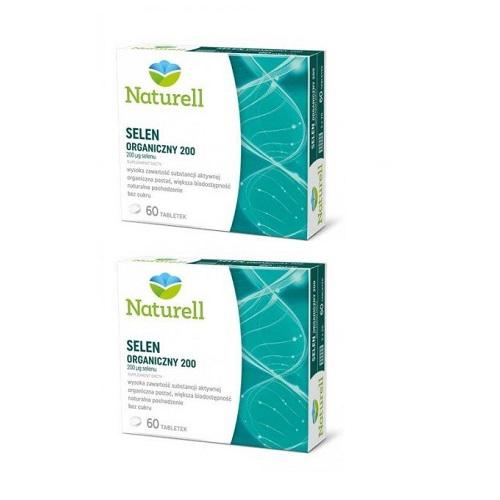 Zestaw Naturell Selen Organiczny 200, 2 x 60 tabl.