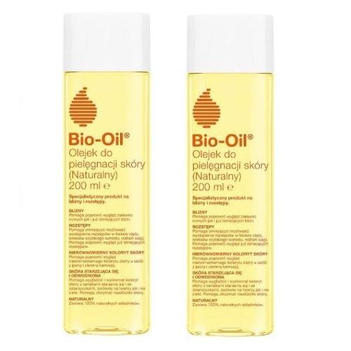 Zestaw 2x BIO-OIL Olejek do pielęgnacji sk&oacute;ry Naturalny, 2x200ml