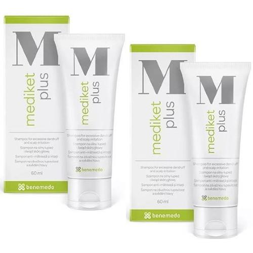 Zestaw 2x MEDIKET PLUS Szampon przeciwłupieżowy, 60ml