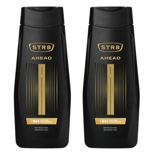 Zestaw 2x STR8 MEN AHEAD Żel pod prysznic, 400ml