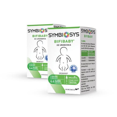 Zestaw 2x SYMBIOSYS Bifibaby krople, 8ml
