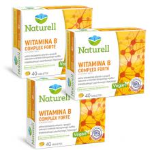 Zestaw 3 x Naturell Witamina B Complex Forte, 40 tabletek