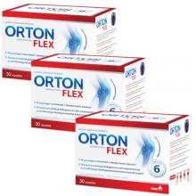 Zdjęcie produktu - Zestaw Orton Flex, 3 x 30 sasz. - suplement diety z kolagenem